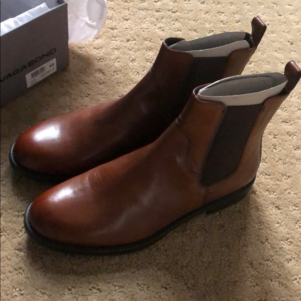 New Vagabond Cognac Size 40, 9.5 US shoes boots